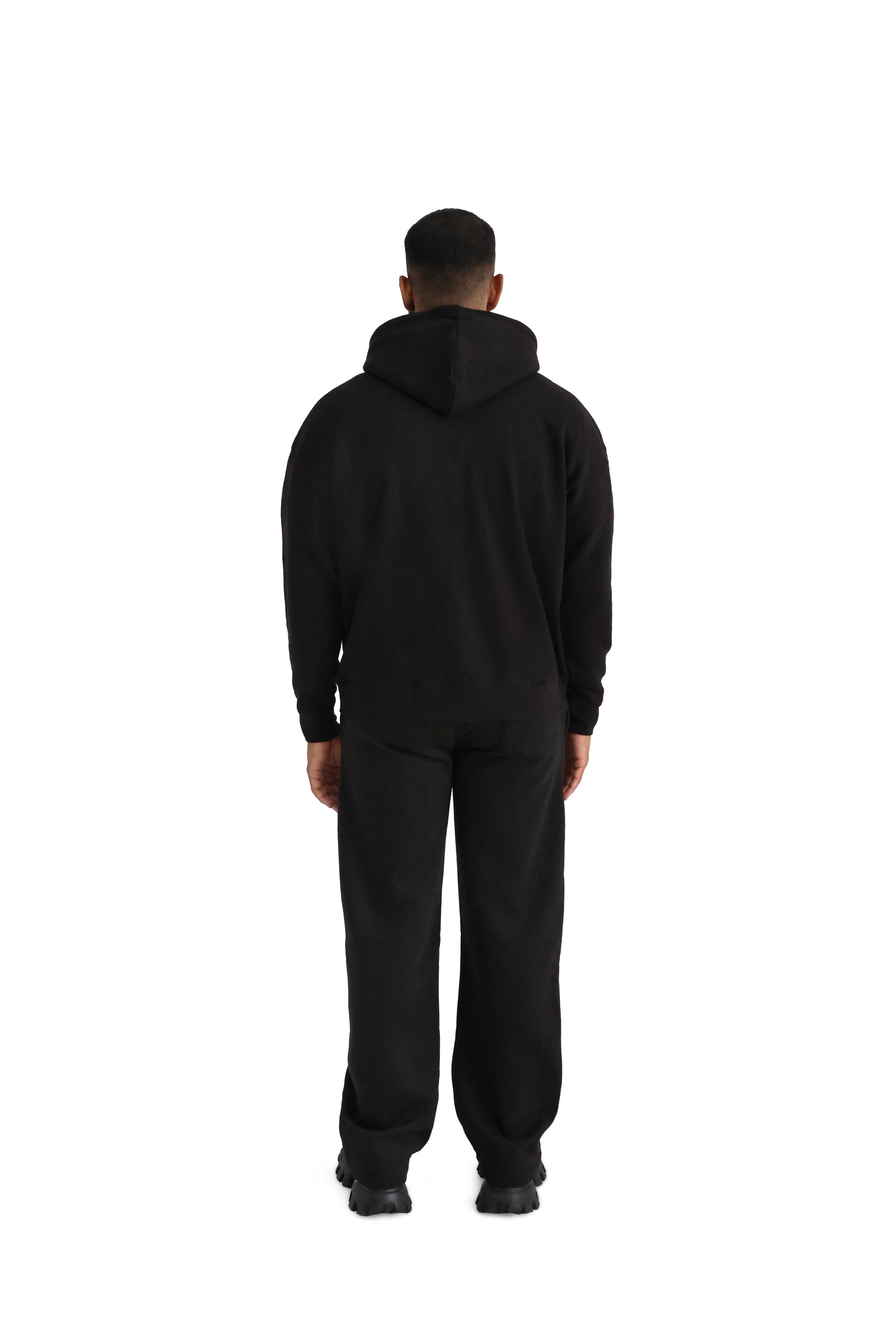 Wide Leg Joggers 330GSM BLACK