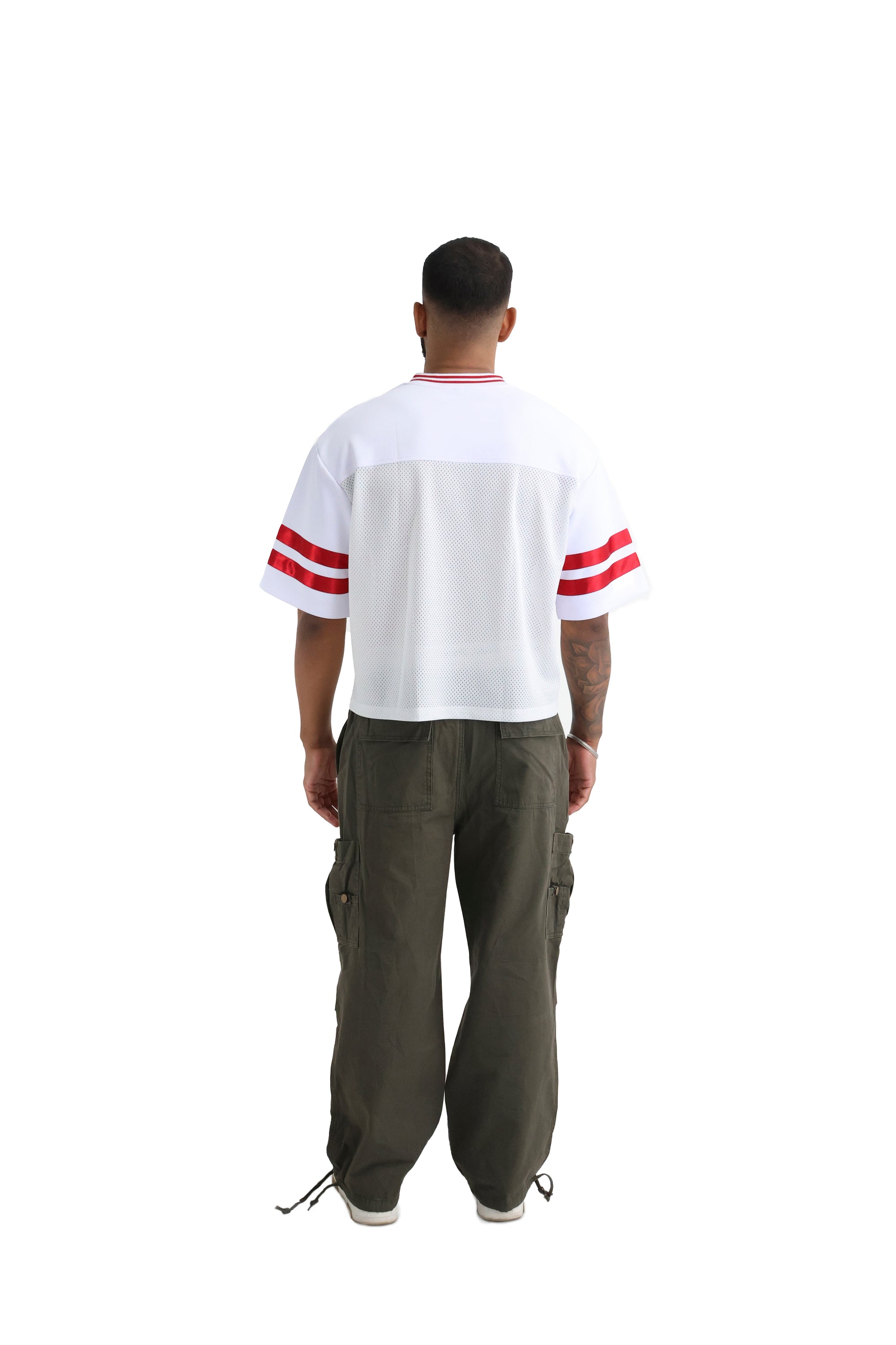 Wide Leg Cargo Trousers