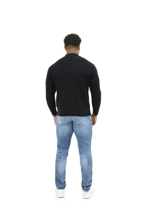 Luxury Silk Full Zip Wool Knit Jumpers