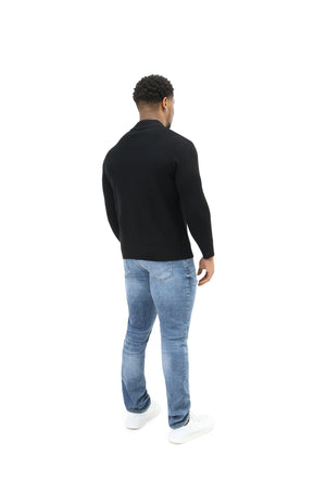 Luxury Silk Full Zip Wool Knit Jumpers