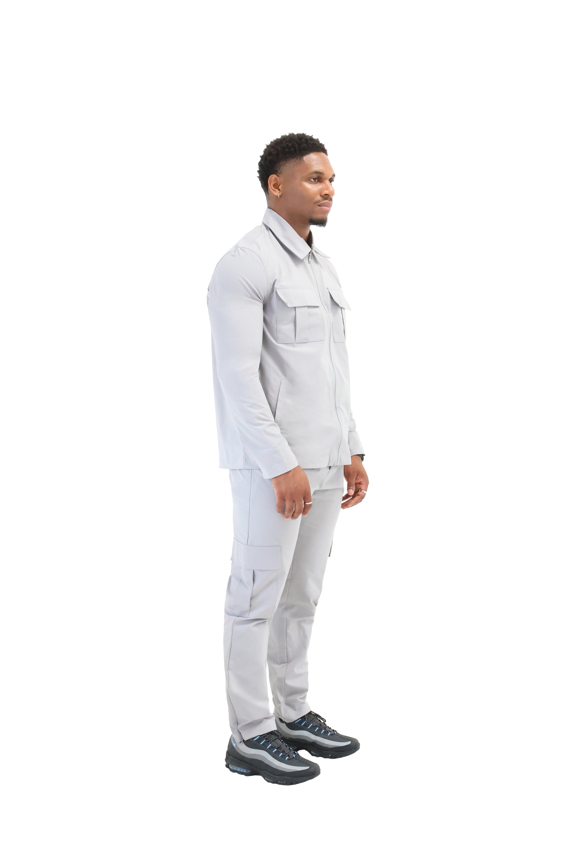 Cargo Utility Windbreaker Jacket