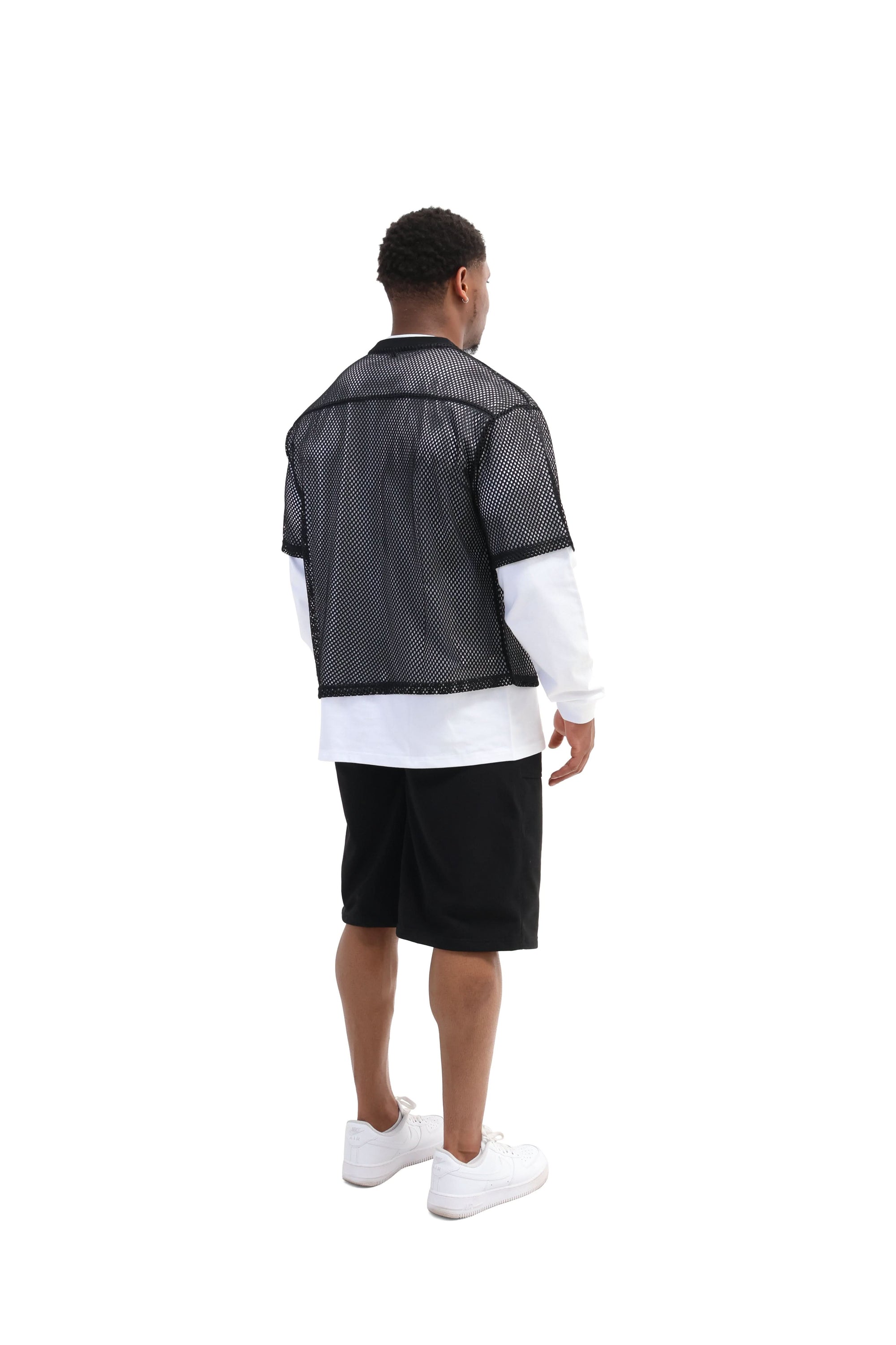 Net Jersey Black 7