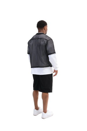Net Jersey Black 7