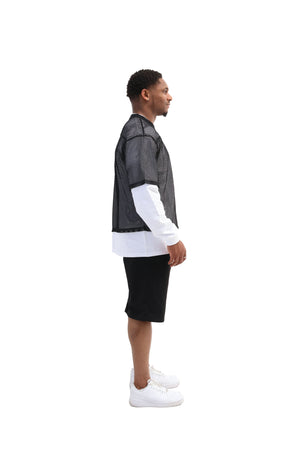 Net Jersey Black 8