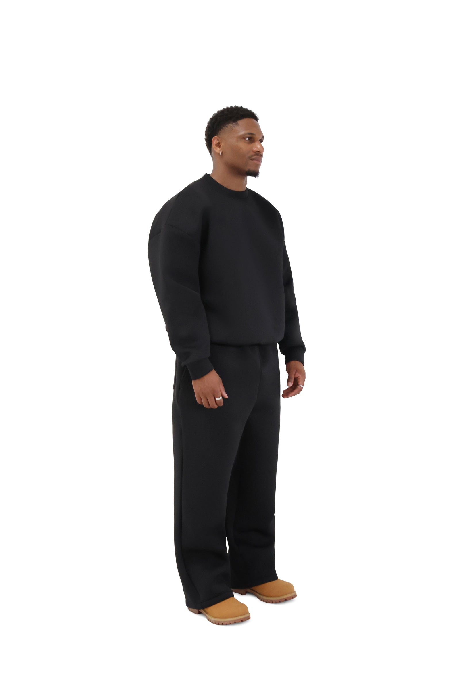 Scuba Oversized Sweater 450gsm black 1