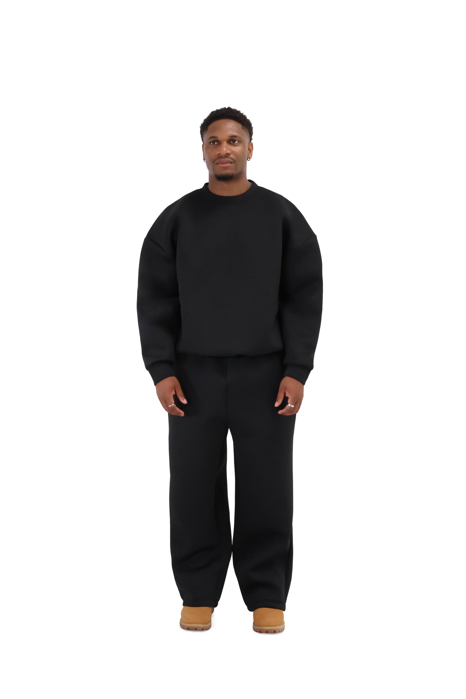 Scuba Oversized Sweater 450gsm black 1