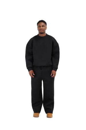 Scuba Oversized Sweater 450gsm black 2