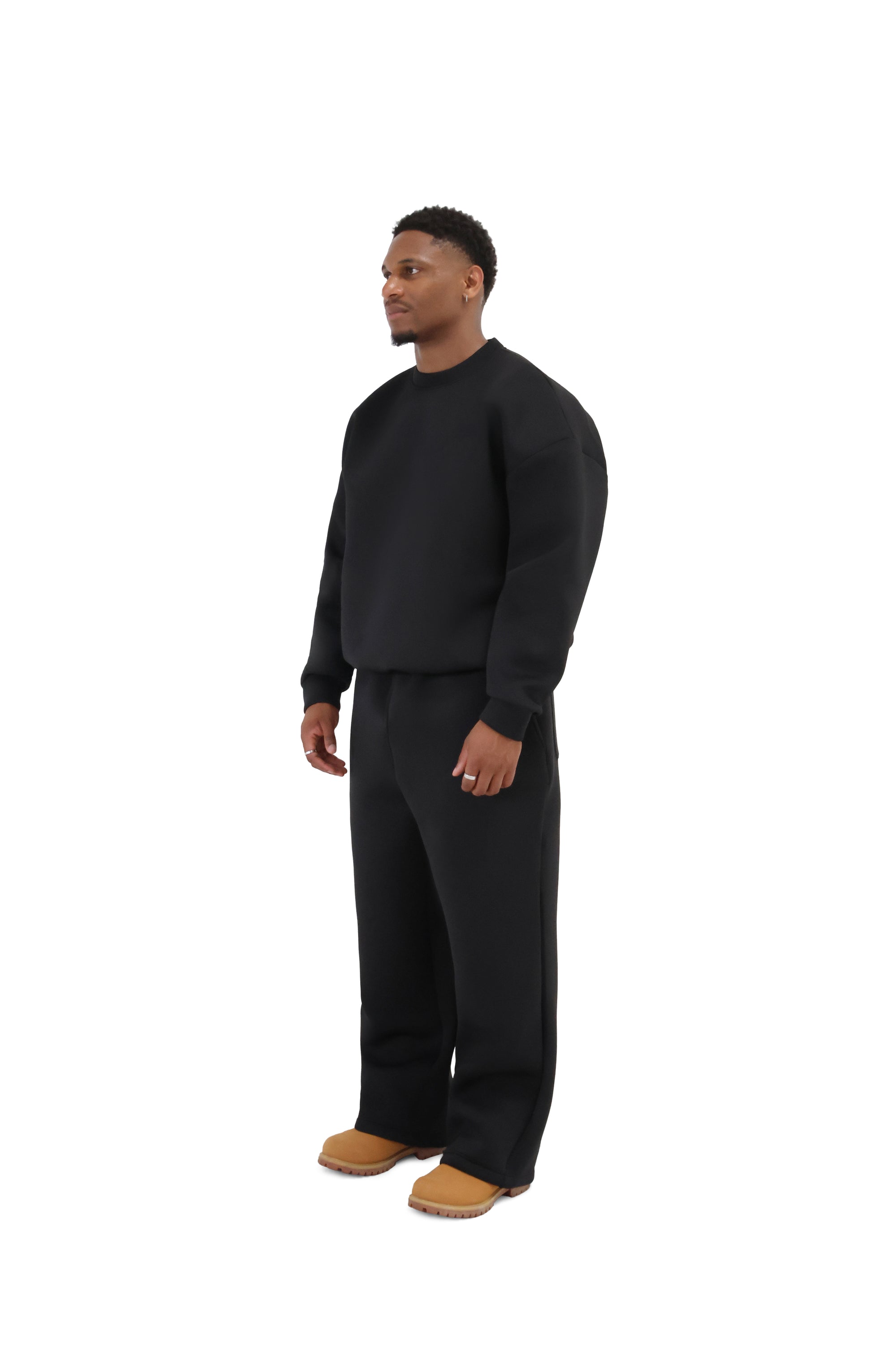 Scuba Oversized Sweater 450gsm black 3