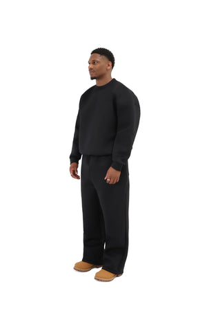 Scuba Oversized Sweater 450gsm black 3