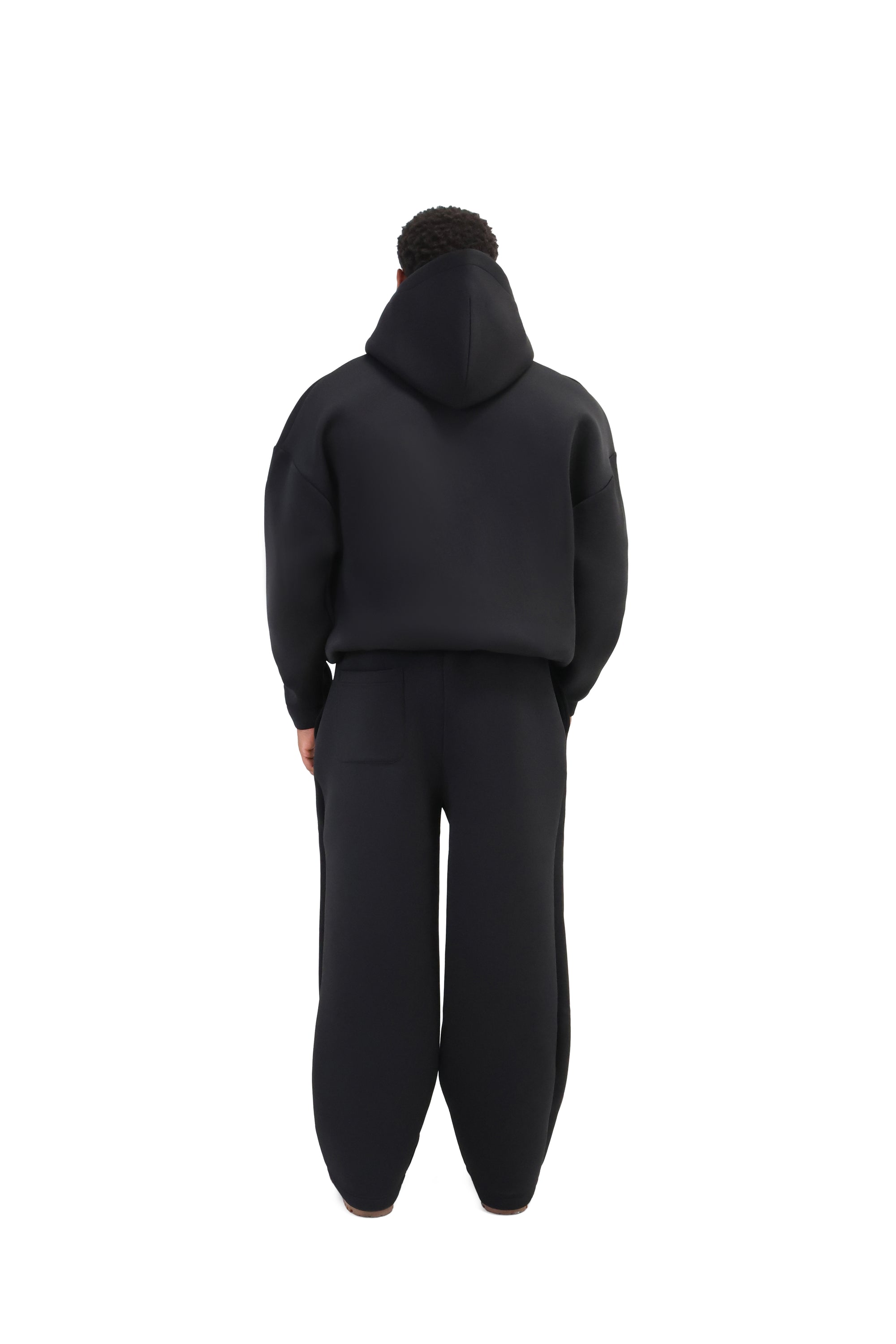 Scuba Oversized Zip Hoodies 450gsm black 6