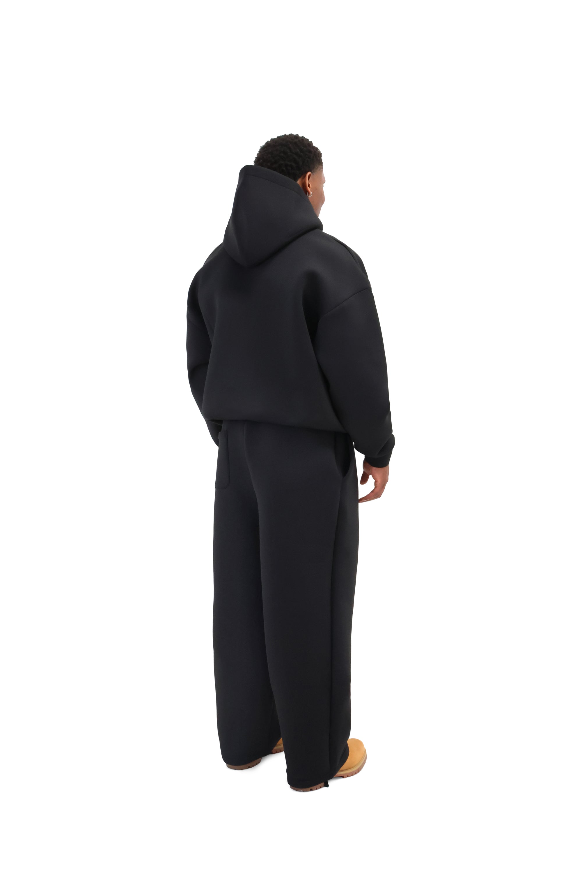Scuba Oversized Zip Hoodies 450gsm black 7