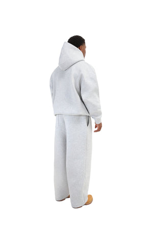Scuba Wide Leg Joggers 450gsm grey 7