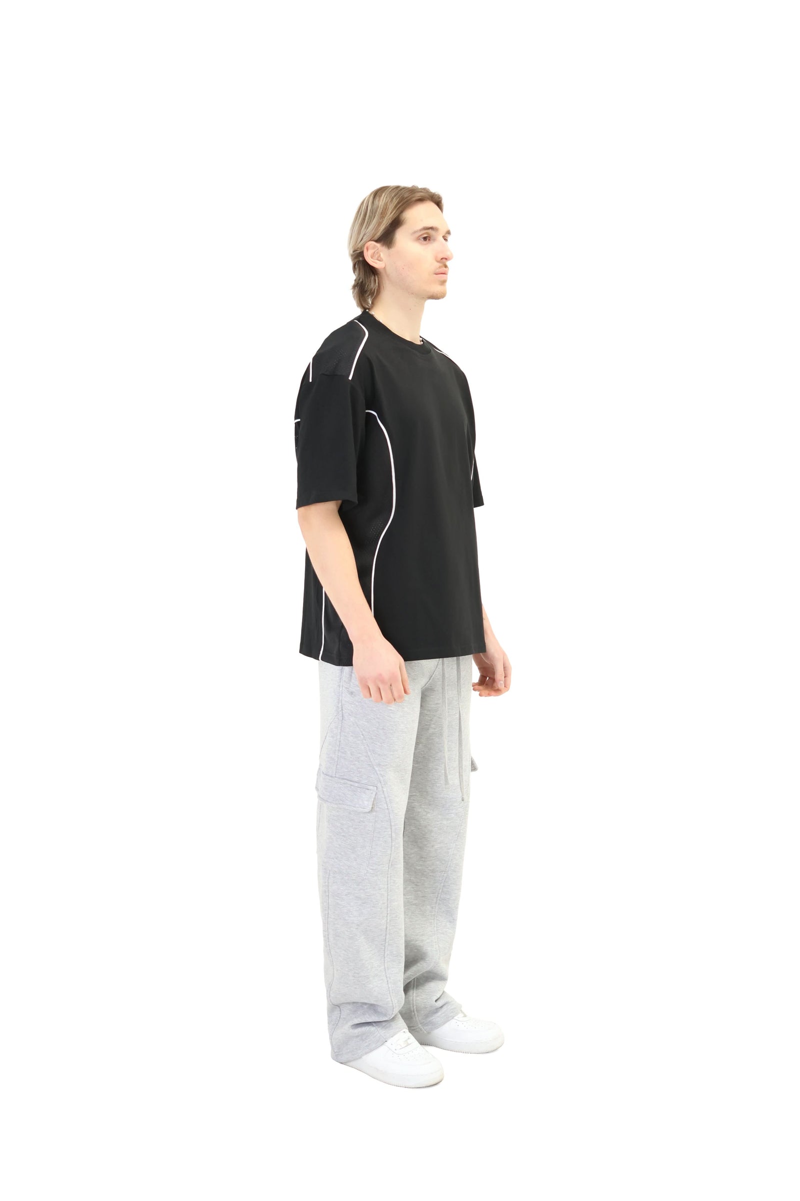 Straight Leg Cargo Joggers with Ankle Zip 330GSM 1
