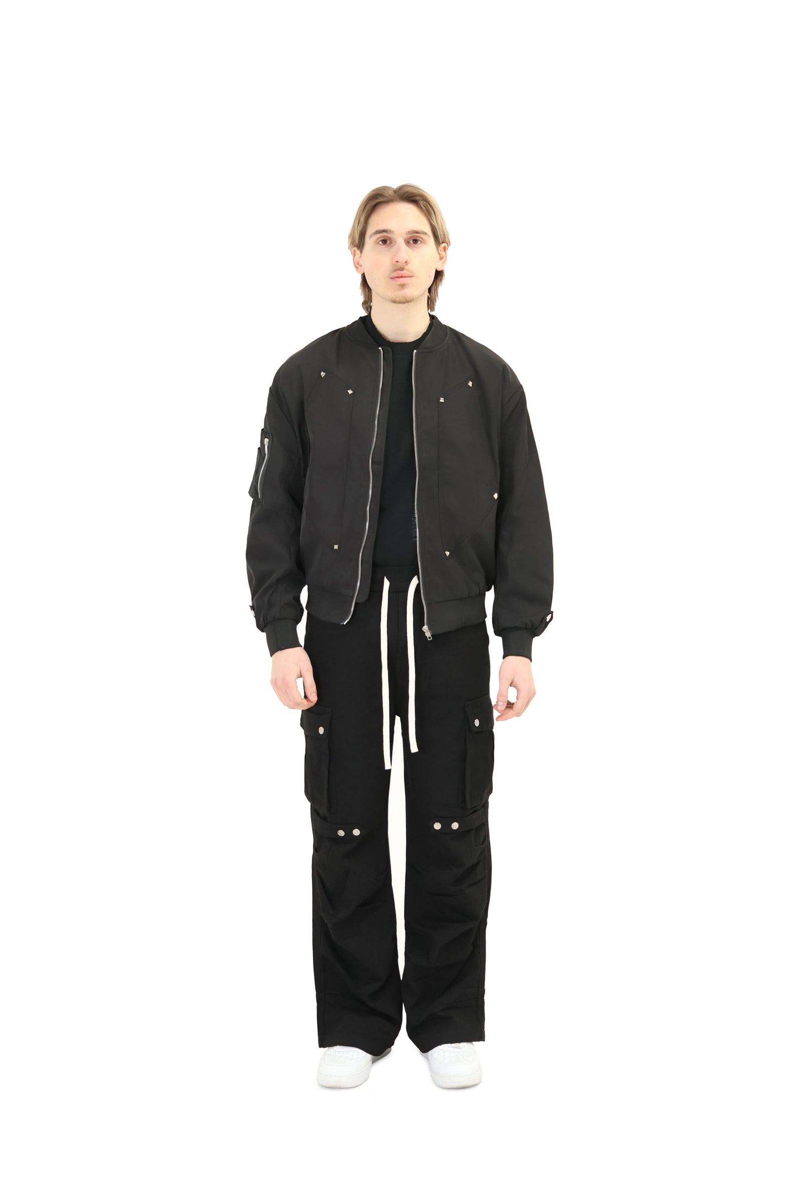 Studded Bomber Jacket 1