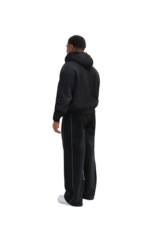 Sunfade Oversized Cropped Zip Hoodies 4
