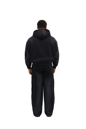 Sunfade Oversized Cropped Zip Hoodies 5