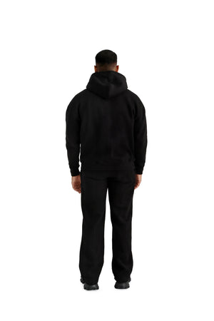 Ultra Luxury Oversized Zip Hoodies 550GSM black 6