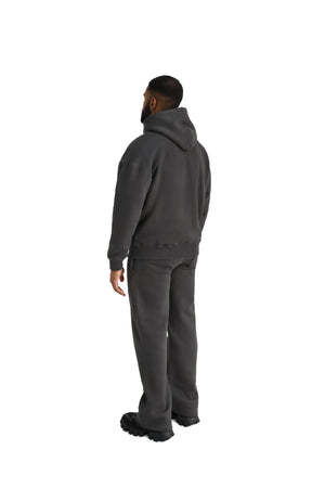 Ultra Luxury Oversized Zip Hoodies 550GSM charcoal 5