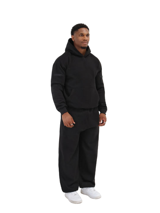 Wide Leg Cuffed Joggers 330gsm