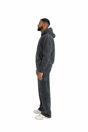 wide leg joggers acid wash 4