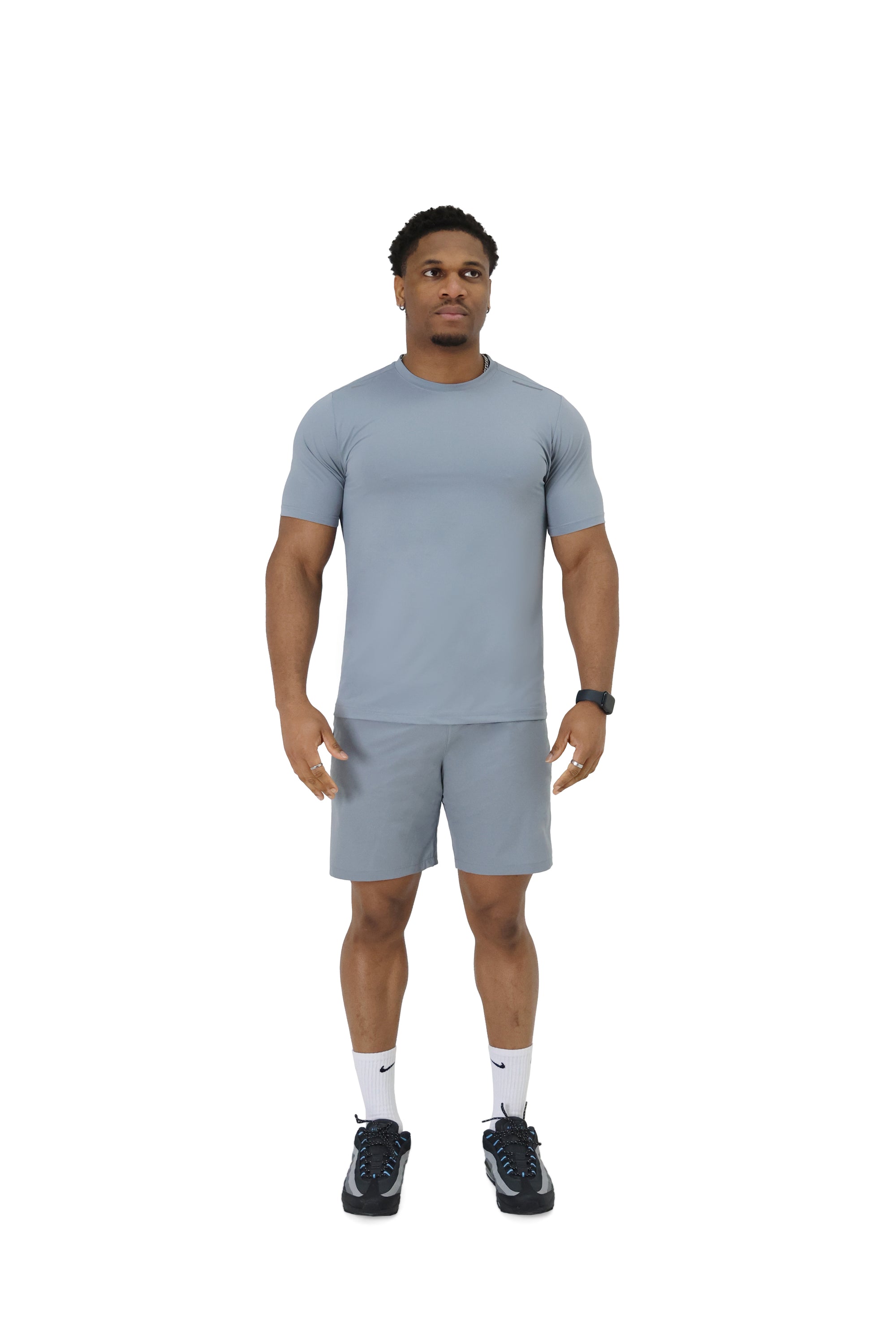 activewear short set grey 2