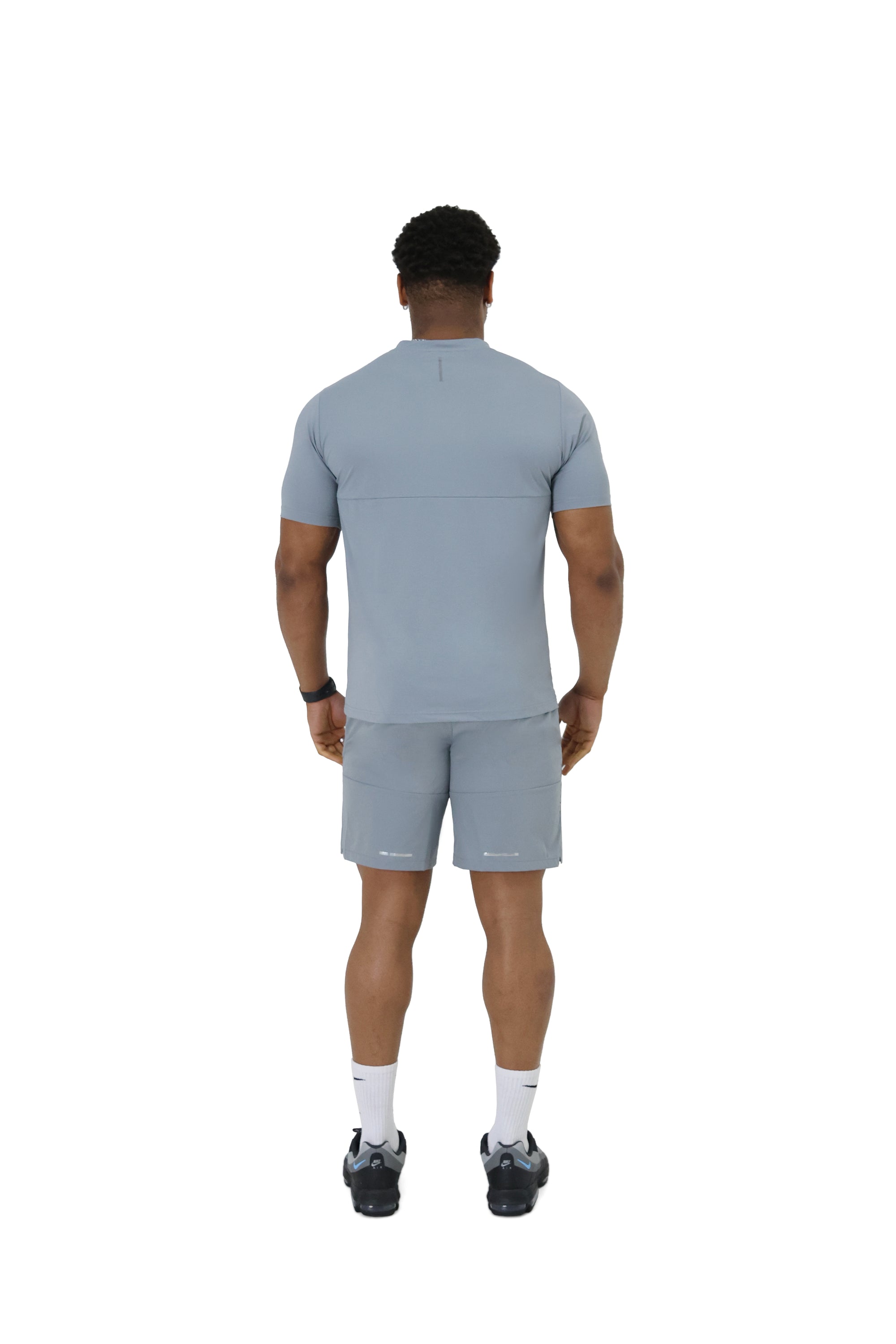 activewear short set grey 6