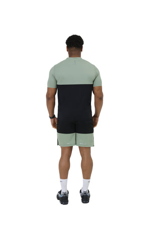 activewear shorts black/khaki 6