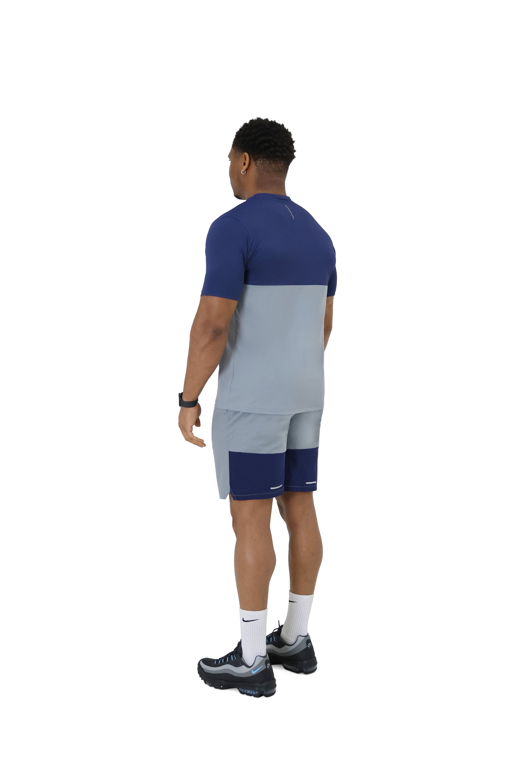 activewear shorts grey/blue 4