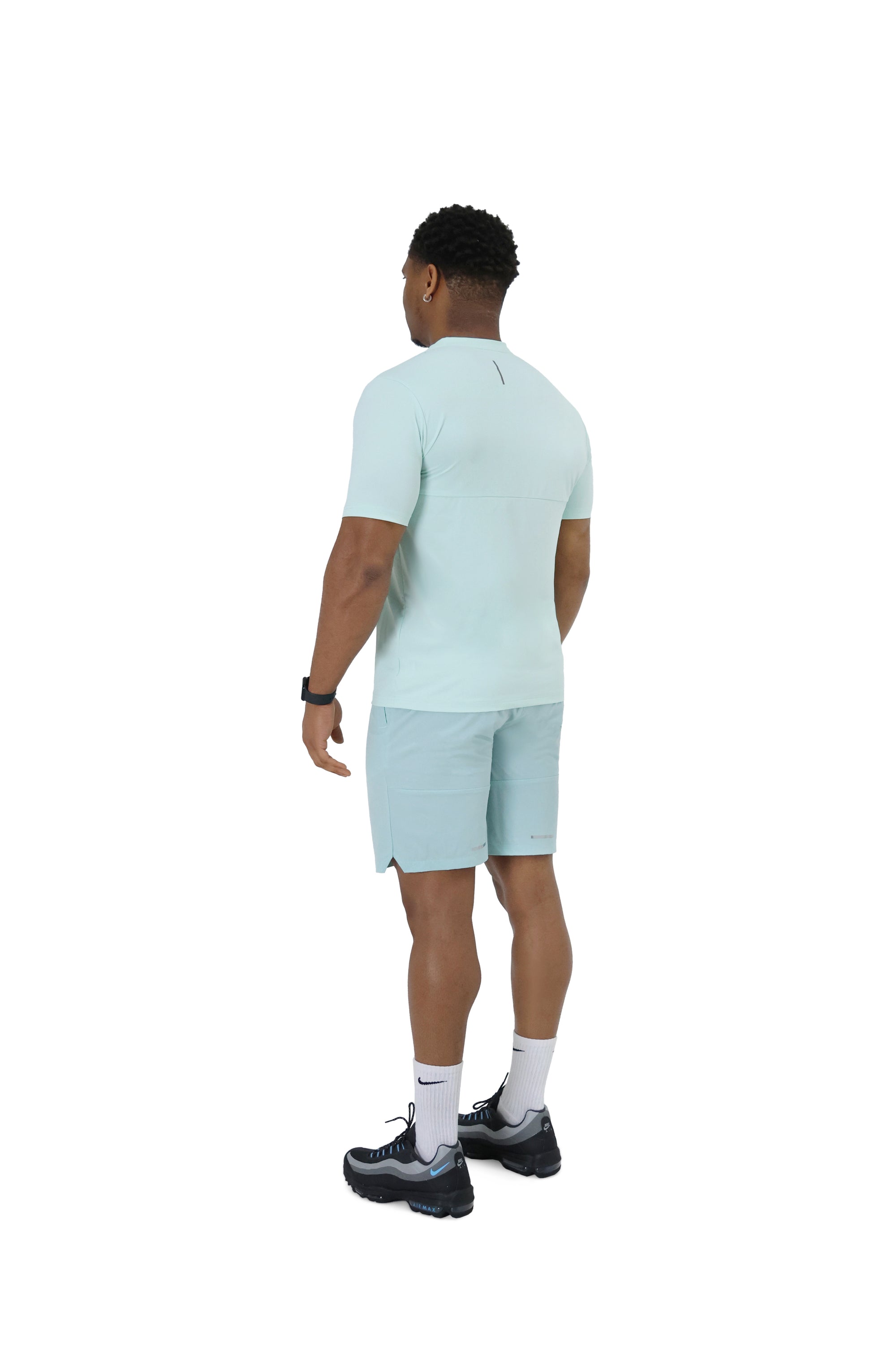 activewear shorts sets teal 4