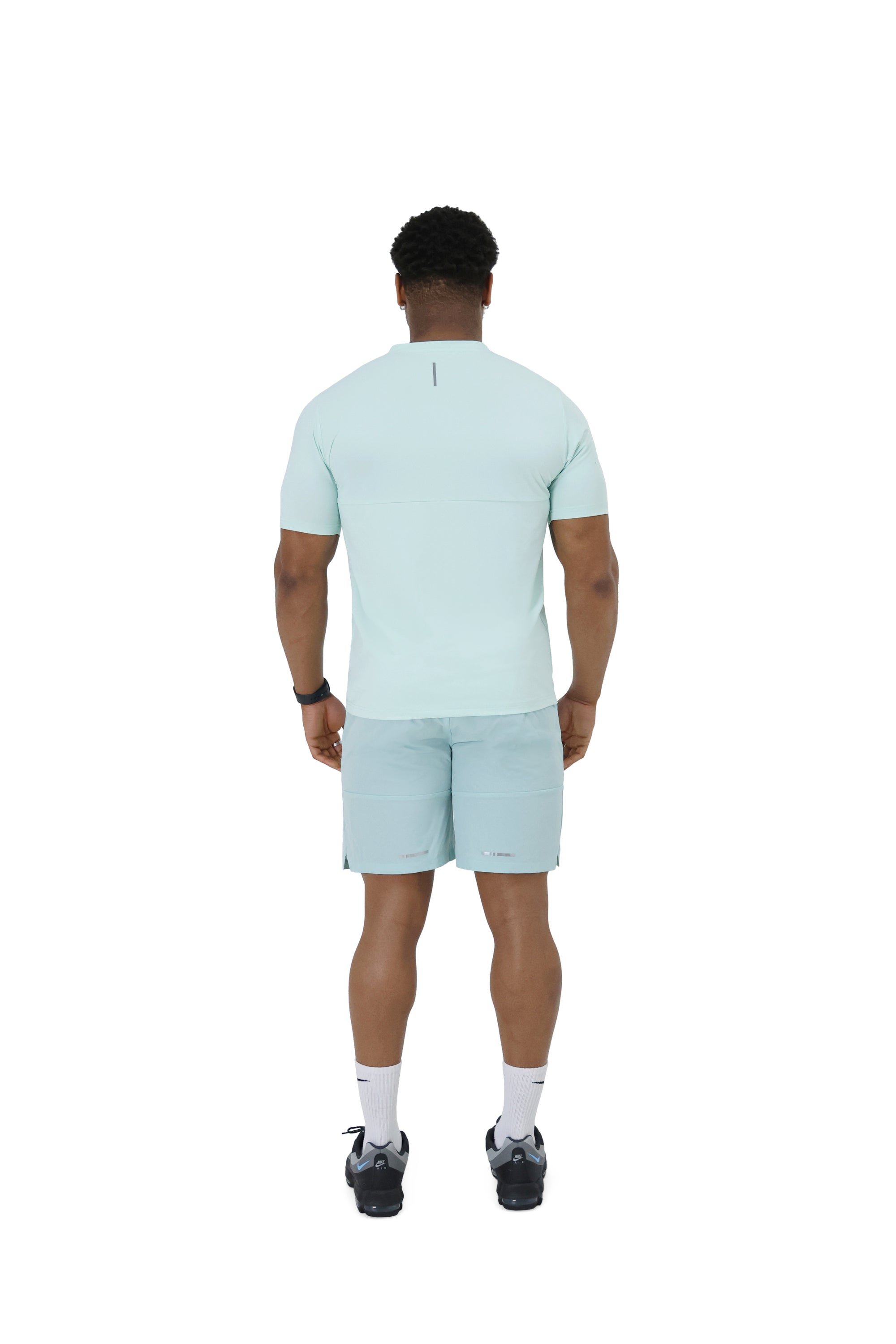 activewear shorts sets teal 5