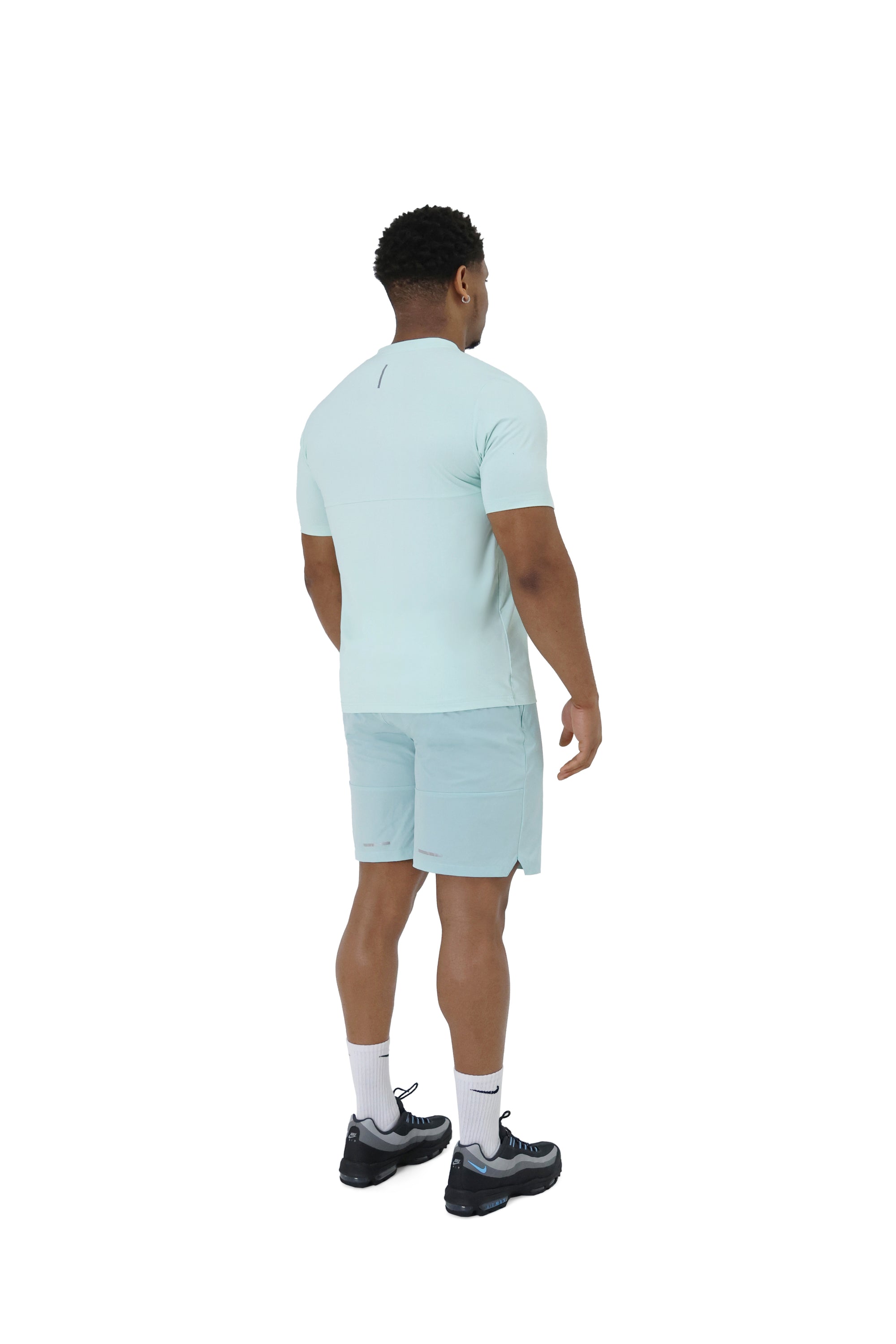 activewear shorts sets teal 6