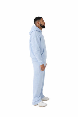 wide leg joggers pastel blue 8
