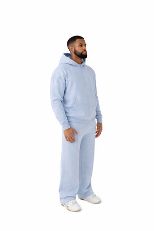 wide leg joggers pastel blue 1