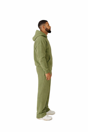wide leg joggers khaki 8