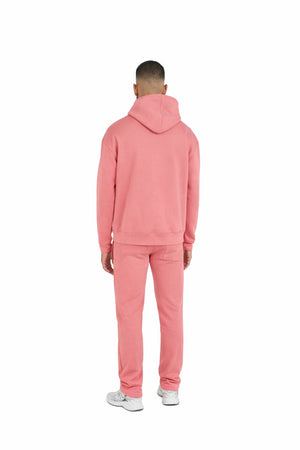 straight leg joggers pastel pink
