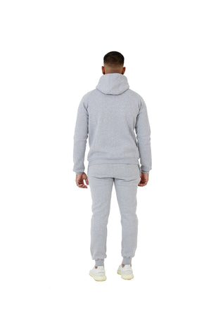 Wholesale Plain Grey Slim Relaxed Fit Hoodie and Grey Slim Fit Jogging Bottoms