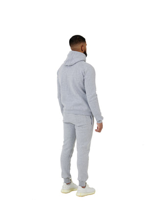 Wholesale Plain Grey Slim Relaxed Fit Hoodie and Grey Slim Fit Jogging Bottoms