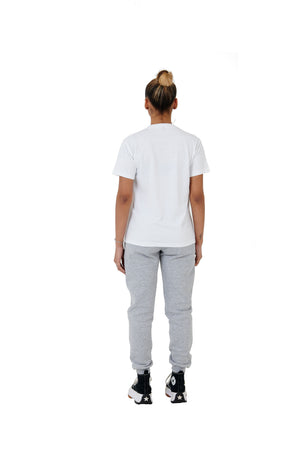 Wholesale Plain Slim Relaxed White T-shirt and Grey Joggers