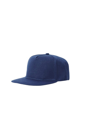 The Flat Peak Snap Back features visible stitching and adjustable back is available at wholesale prices 