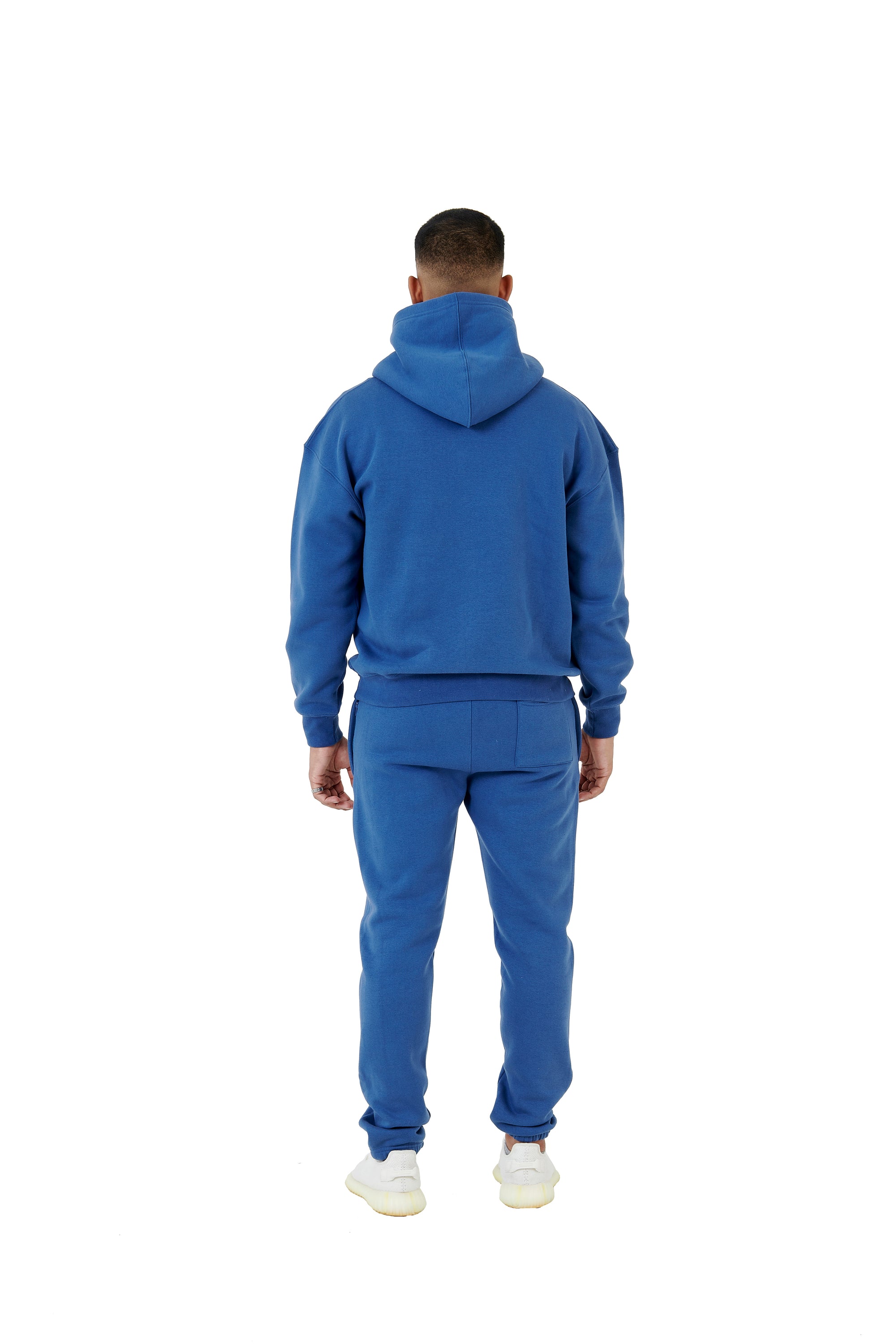 Wholesale Plain Navy Over Sized Jogging Bottoms and Plain Navy Oversized Hoodie