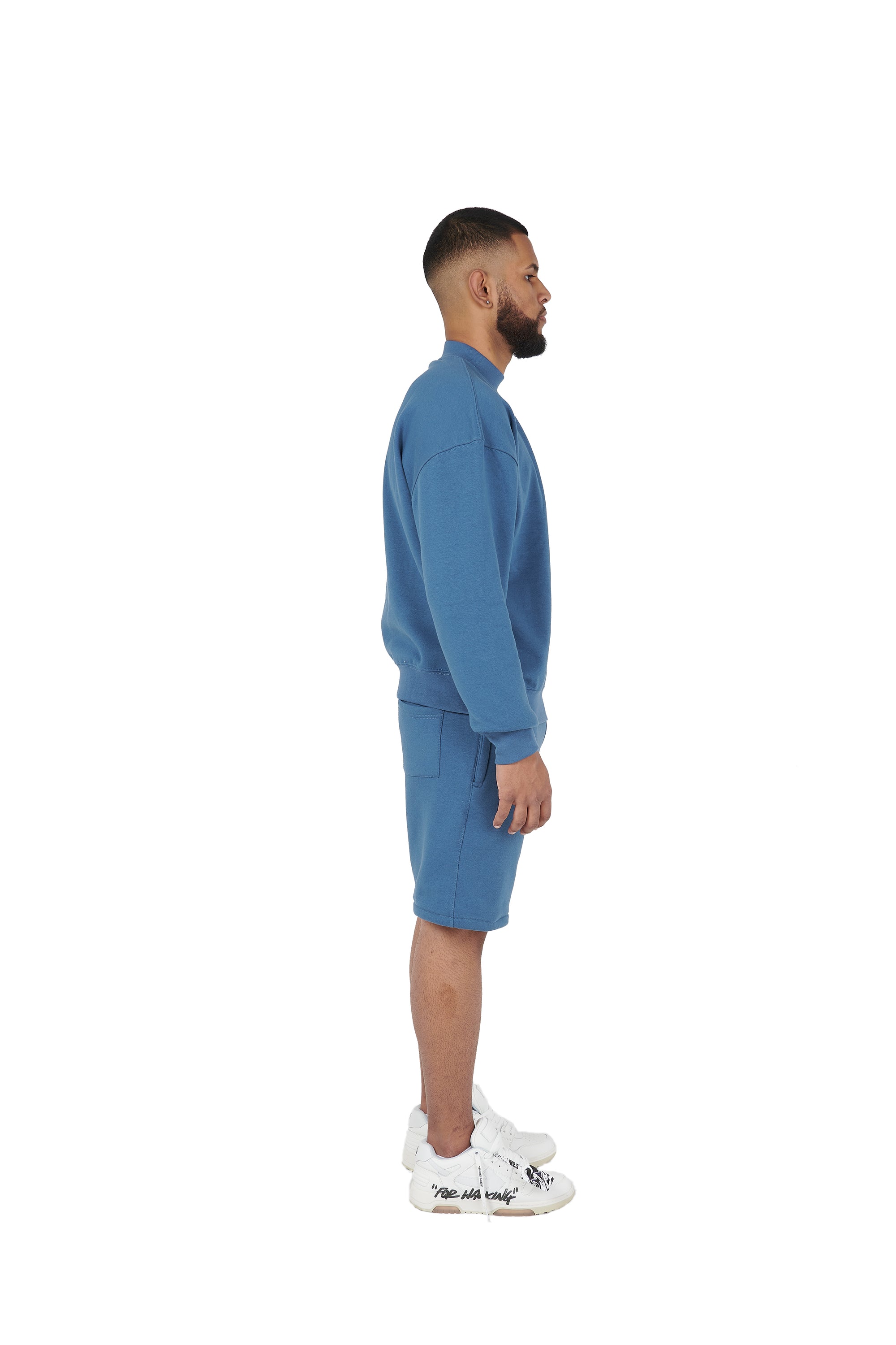 The plain over-sized sweatshirt and the over-sized shorts are available at wholesale prices