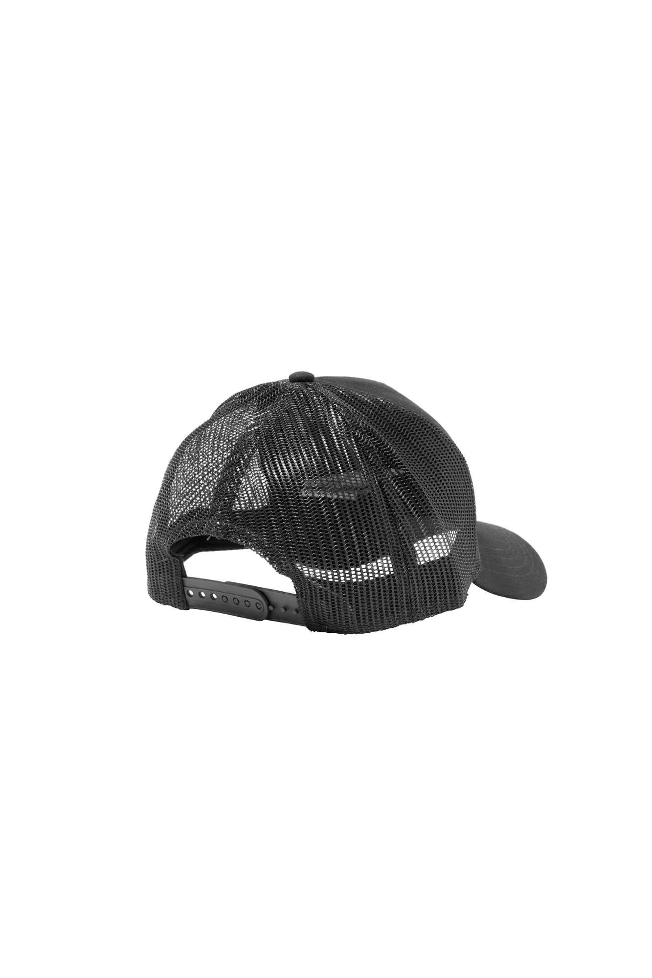 Caps at wholesale prices with mesh peaks and visible stitching.