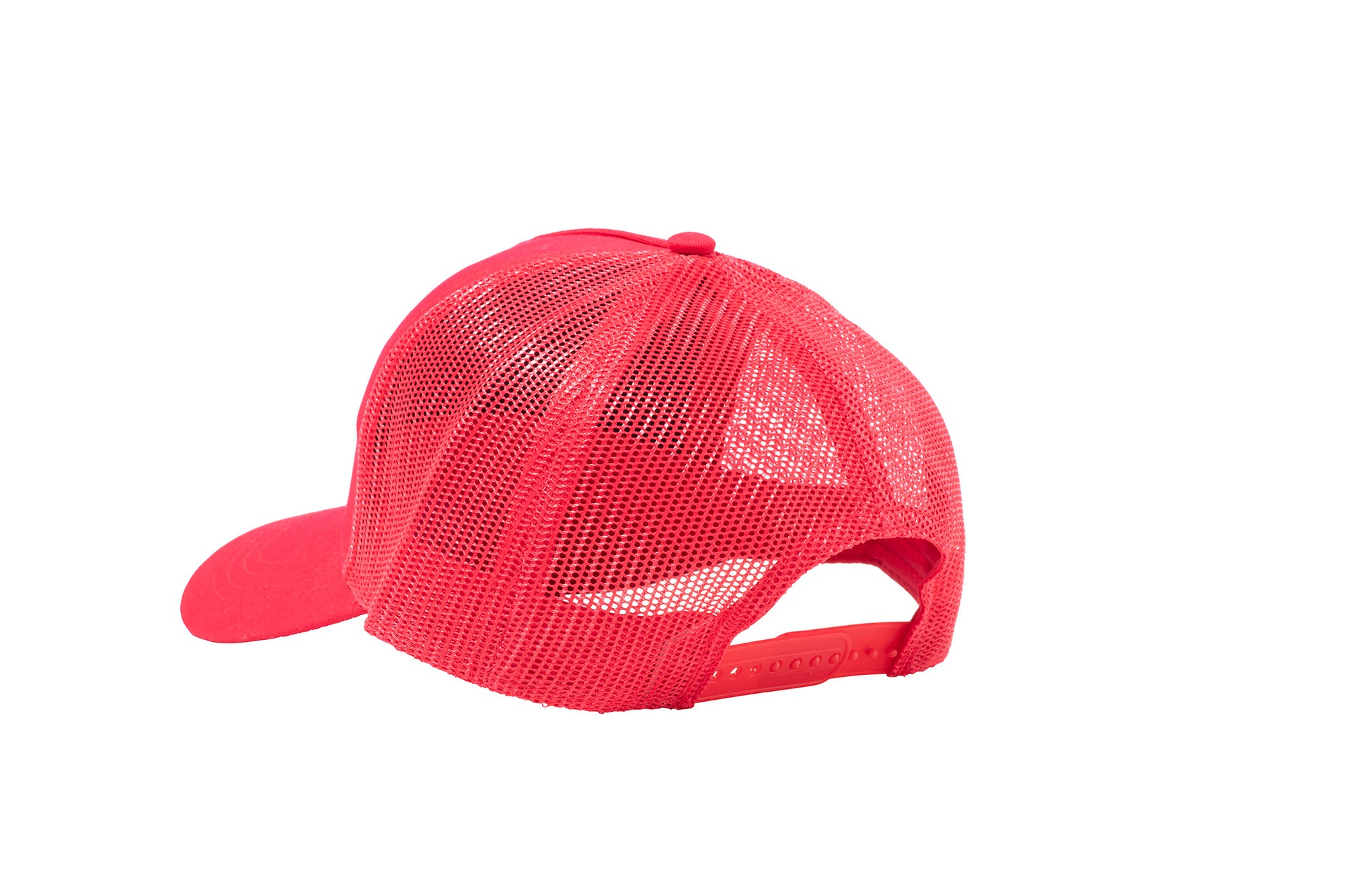 Wholesale Red Netted Mesh Snap Back Cap