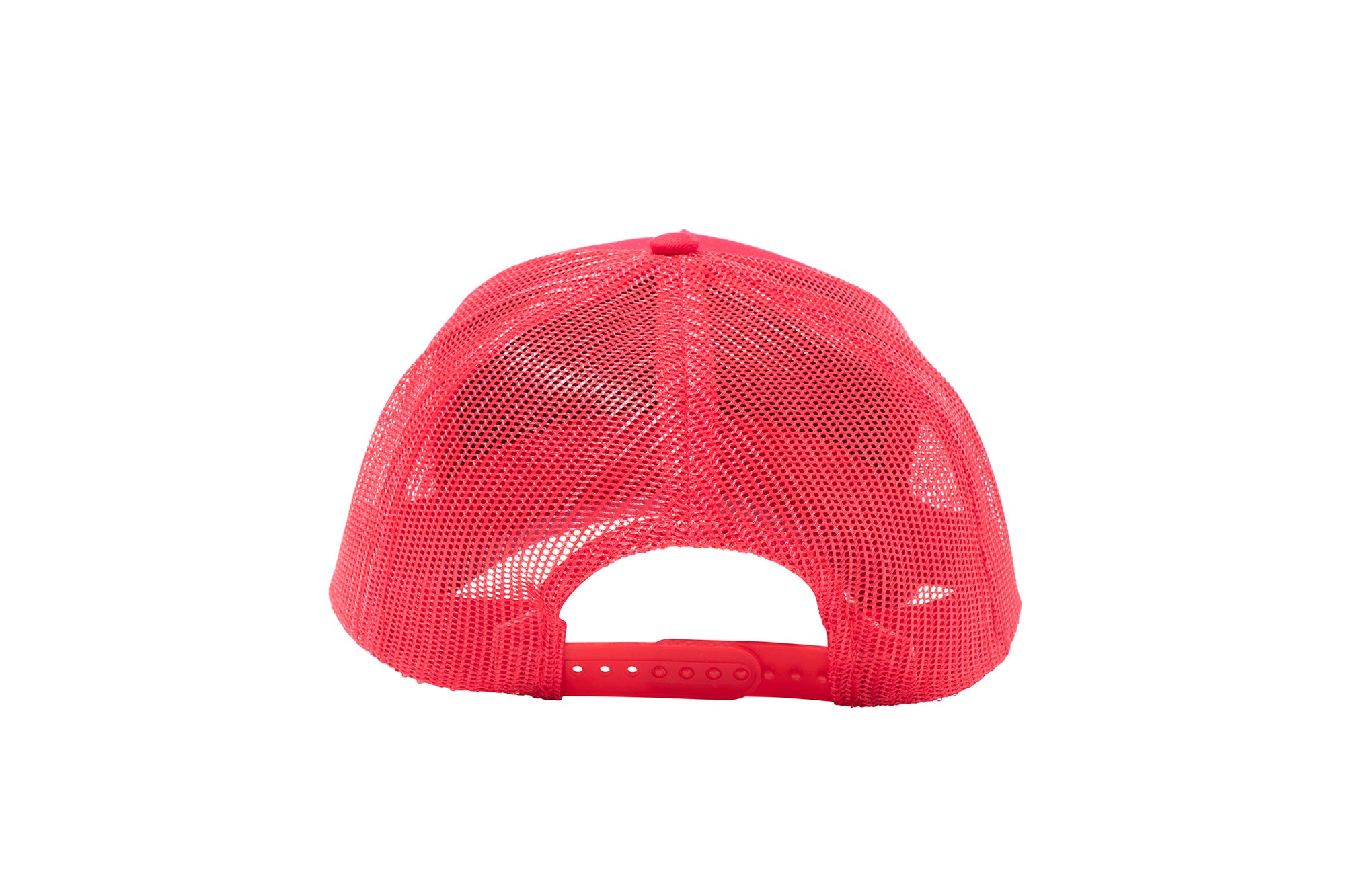 Wholesale Red Netted Mesh Snap Back Cap