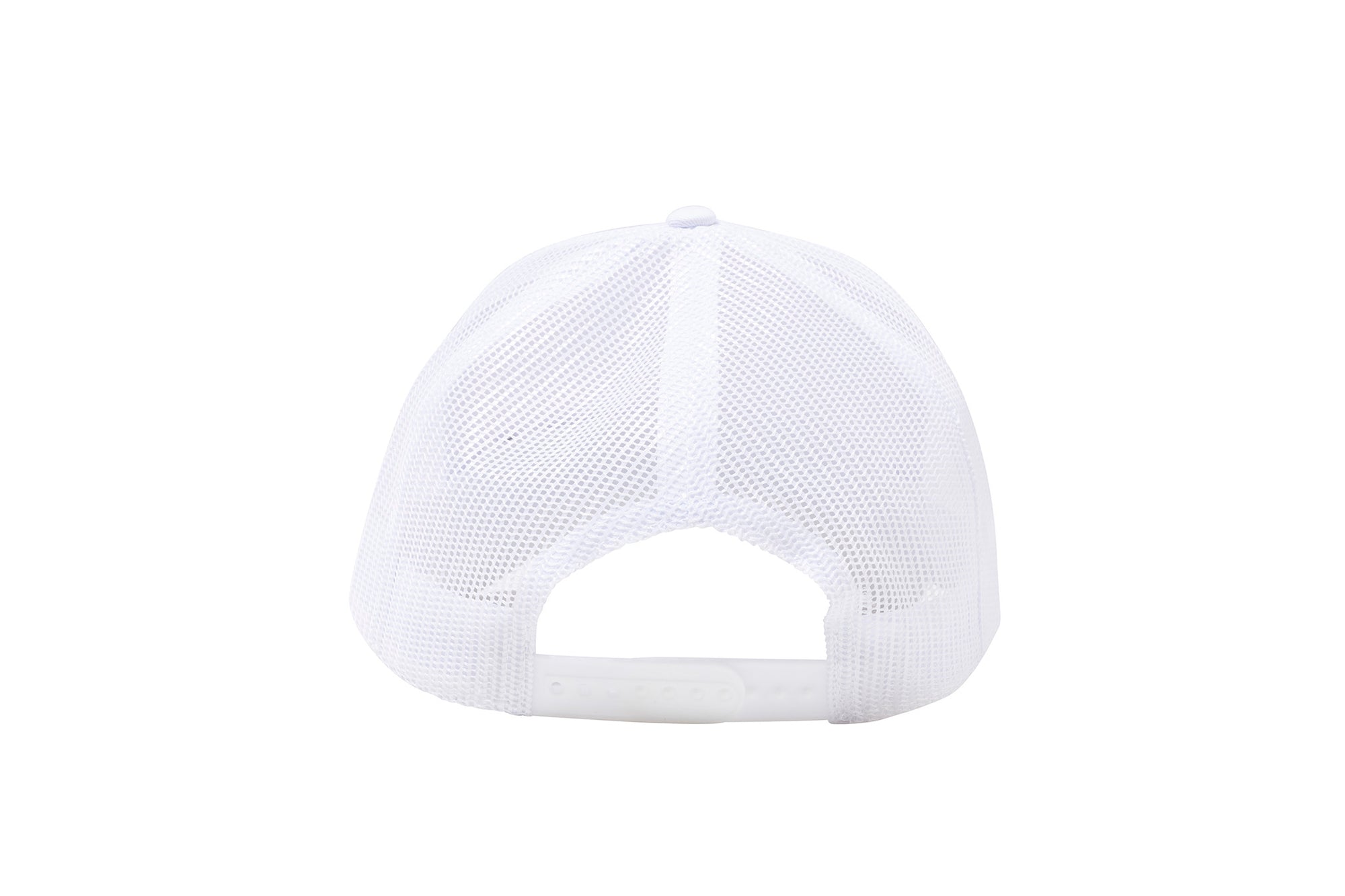 Wholesale White Netted Mesh Snap Back Cap