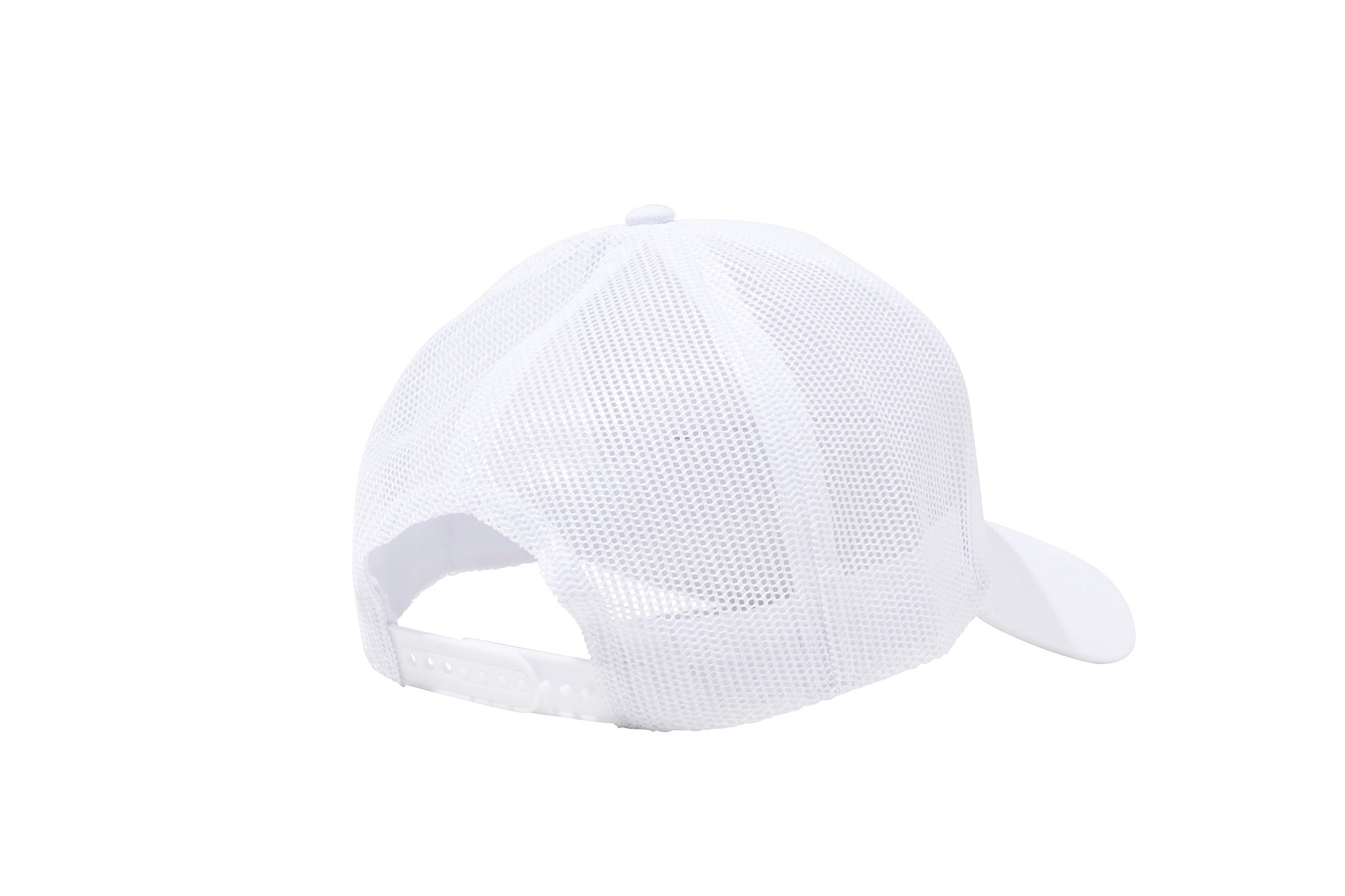 Wholesale White Netted Mesh Snap Back Cap