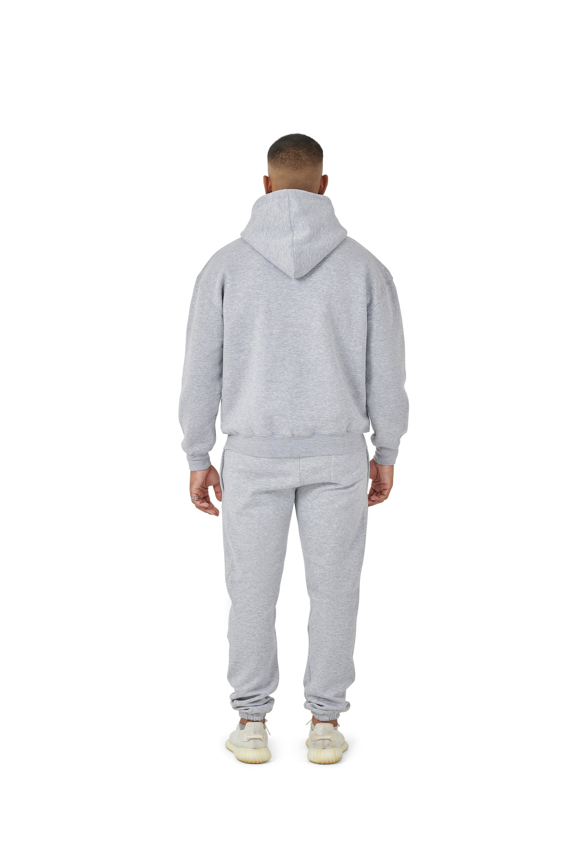 Wholesale Plain Grey Over Sized Hoodie and Grey Over Sized Jogging Bottoms