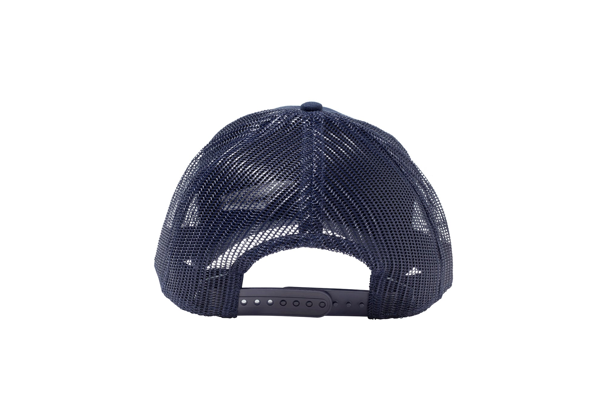 Wholesale Navy Netted Mesh Snap Back Cap