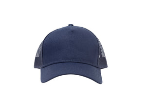 Wholesale Navy Netted Mesh Snap Back Cap