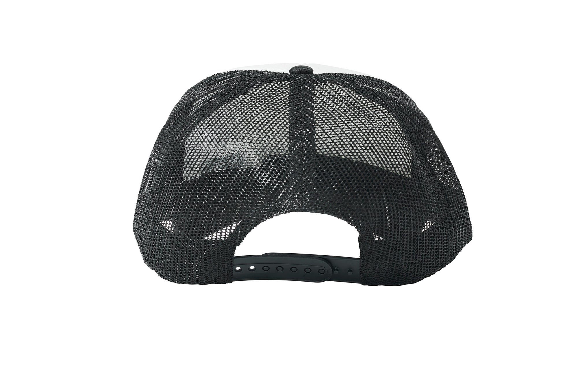 Wholesale Plain White and Black Foam Mesh Snap Back Cap